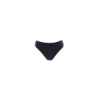 Culotte noire en dentelle avec nœud en satin 